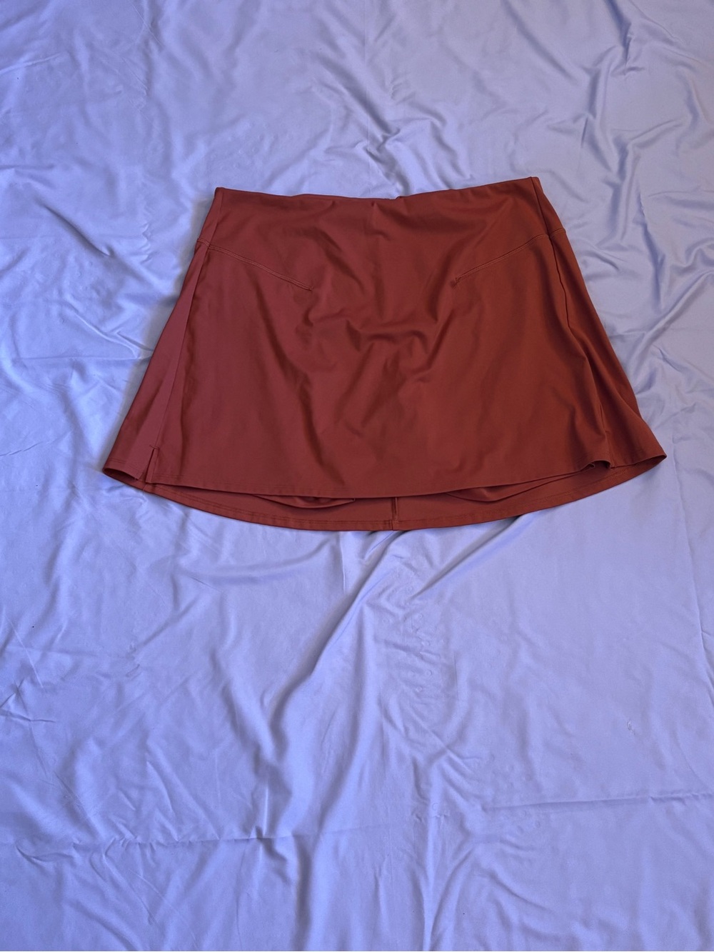 Old Navy Rust Brown A-Line Mini Skort